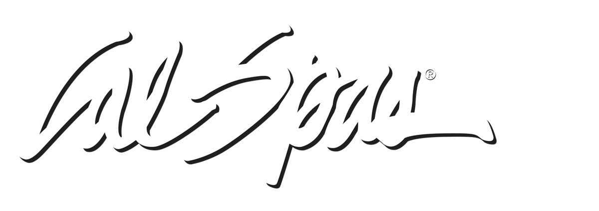 Calspas White logo hot tubs spas for sale Miami Beach
